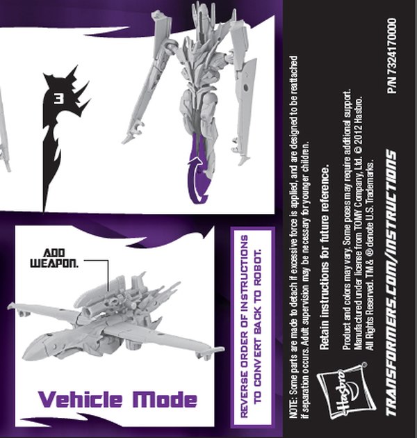 First Look At Prime Beast Hunters Soundwave Transformers Cyberverse Legion Class Instruction Sheet Image  (5 of 5)